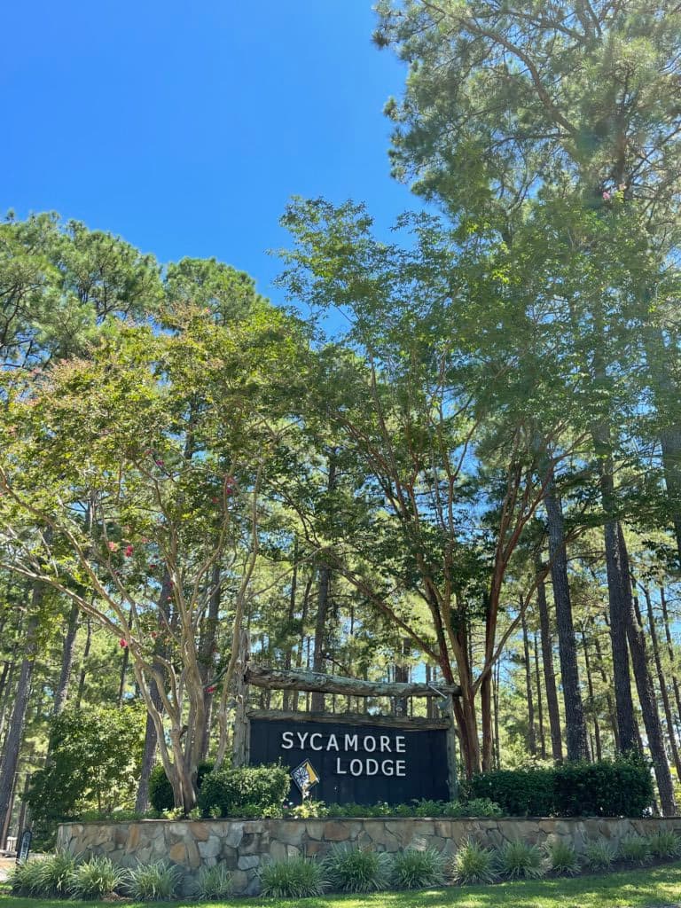 Sycamore Lodge Entrance