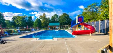 Outdoor Pool and Slide