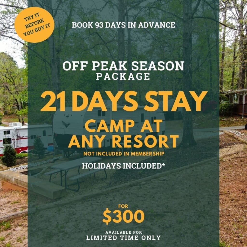 Camping Package - 21 Day Stay