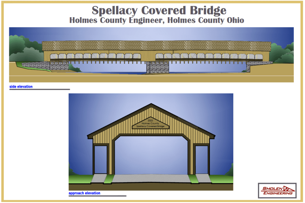 Holmes County Covered Bridge Rendering