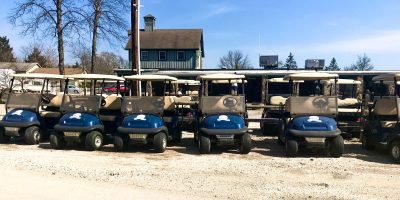 Spring golf carts at Gettysburg Battlefield Resort